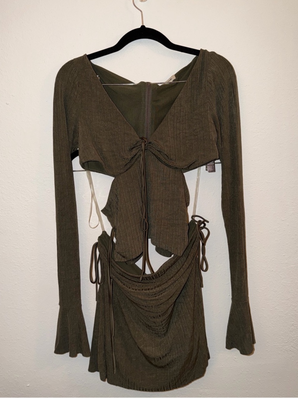Mistress Rocks Olive Green Cutout set